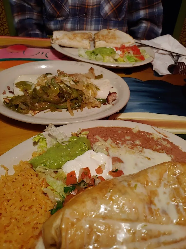 Steak and Shrimp Chimichanga